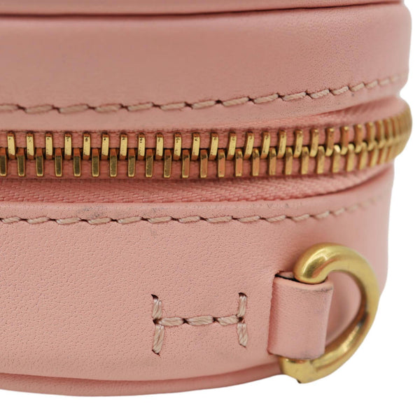 LOUIS VUITTON New Wave Heart Quilted Leather Shoulder Bag Dusty Pink