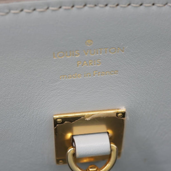 LOUIS VUITTON Milla PM Veau Nuage Leather Shoulder Bag Red