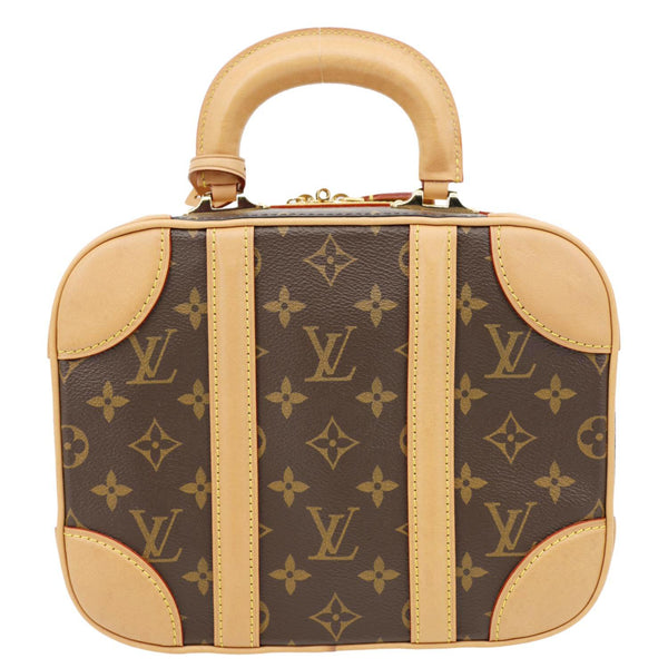 LOUIS VUITTON Valisette PM Monogram Canvas Shoulder Bag Brown