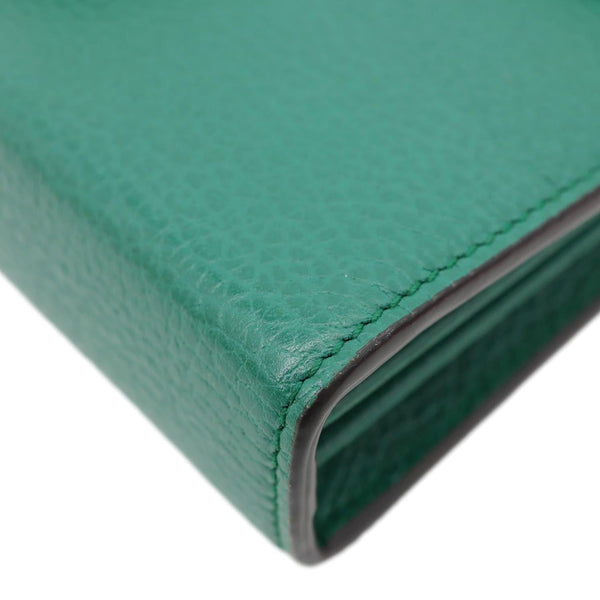 GUCCI Dionysus Crystal Mini Dollar Calfskin Leather Crossbody Bag Green 401231