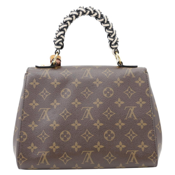 LOUIS VUITTON Braided Cluny BB Monogram Canvas Shoulder Bag Brown