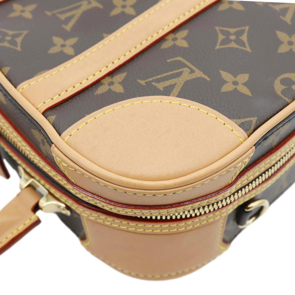LOUIS VUITTON Valisette PM Monogram Canvas Shoulder Bag Brown