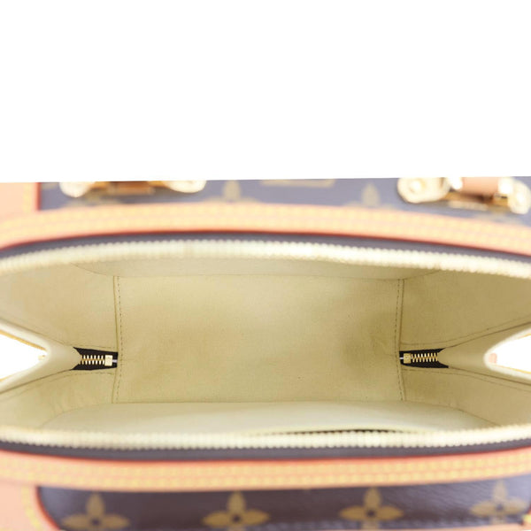 LOUIS VUITTON Valisette PM Monogram Canvas Shoulder Bag Brown