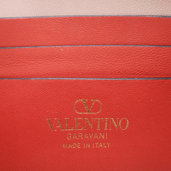 VALENTINO Garavani Rockstud Spike Quilted Leather Crossbody Bag Rose Pink