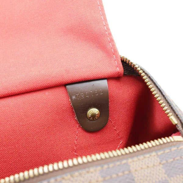 LOUIS VUITTON Speedy 30 Damier Ebene Satchel Bag Brown