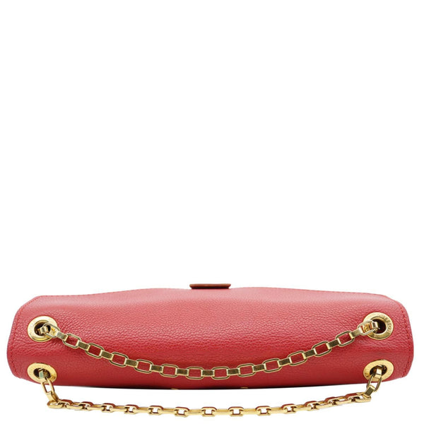 LOUIS VUITTON Pallas Chain Monogram Canvas Crossbody Bag Cherry