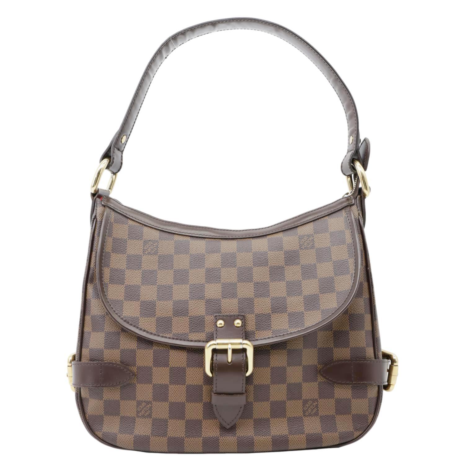 LOUIS VUITTON Highbury Damier Ebene Shoulder Bag Brown