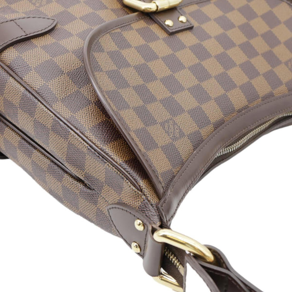 LOUIS VUITTON Highbury Damier Ebene Shoulder Bag Brown