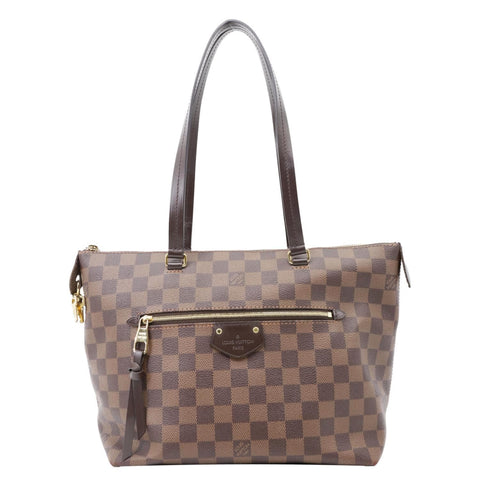 LOUIS VUITTON Iena PM Damier Ebene Shoulder Bag Brown
