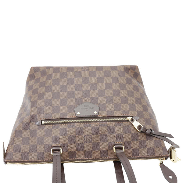 LOUIS VUITTON Iena PM Damier Ebene Shoulder Bag Brown
