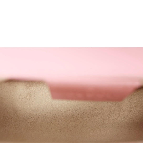 GUCCI GG Marmont Super Mini Matelasse Leather Crossbody Bag Pink 476433