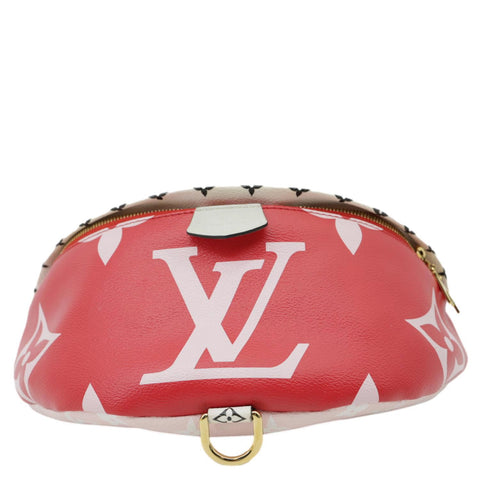 LOUIS VUITTON Giant Monogram Canvas Bumbag Rouge