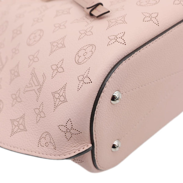 LOUIS VUITTON Girolata Monogram Mahina Leather Shoulder Bag Pink