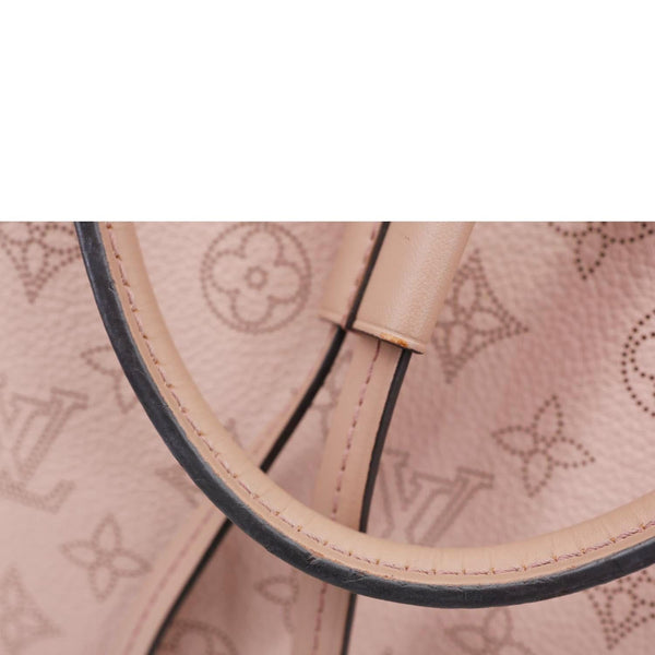 LOUIS VUITTON Girolata Monogram Mahina Leather Shoulder Bag Pink