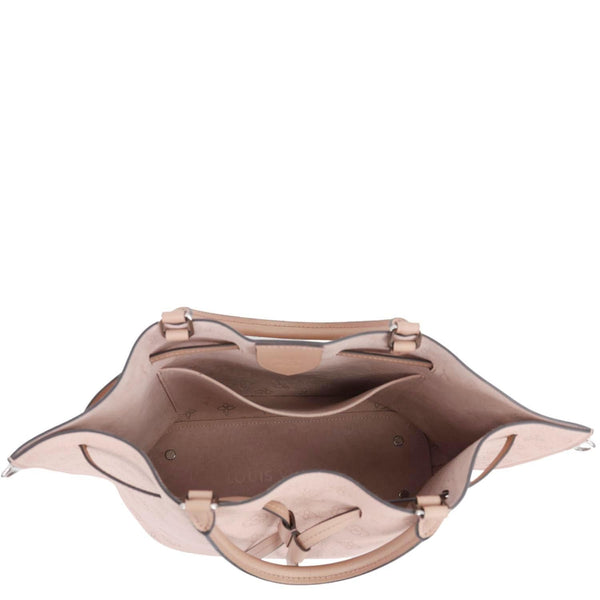 LOUIS VUITTON Girolata Monogram Mahina Leather Shoulder Bag Pink