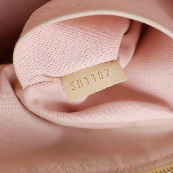 LOUIS VUITTON Iena MM Damier Azur Shoulder Bag Rose Ballerine