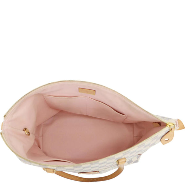 LOUIS VUITTON Iena MM Damier Azur Shoulder Bag Rose Ballerine