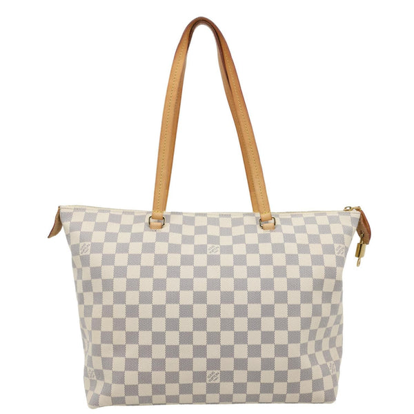 LOUIS VUITTON Iena MM Damier Azur Shoulder Bag Rose Ballerine