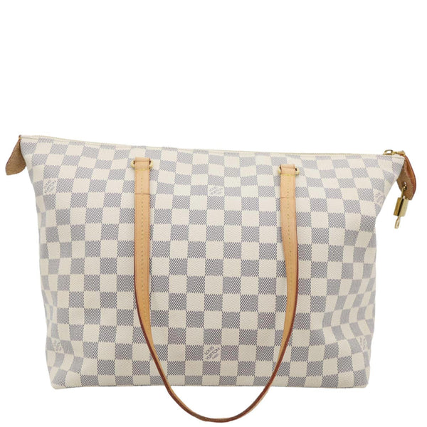 LOUIS VUITTON Iena MM Damier Azur Shoulder Bag Rose Ballerine