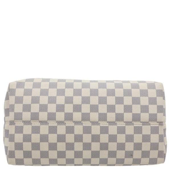 LOUIS VUITTON Iena MM Damier Azur Shoulder Bag Rose Ballerine