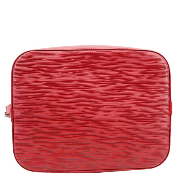 LOUIS VUITTON Petite Noe Epi Leather Shoulder Bag Red