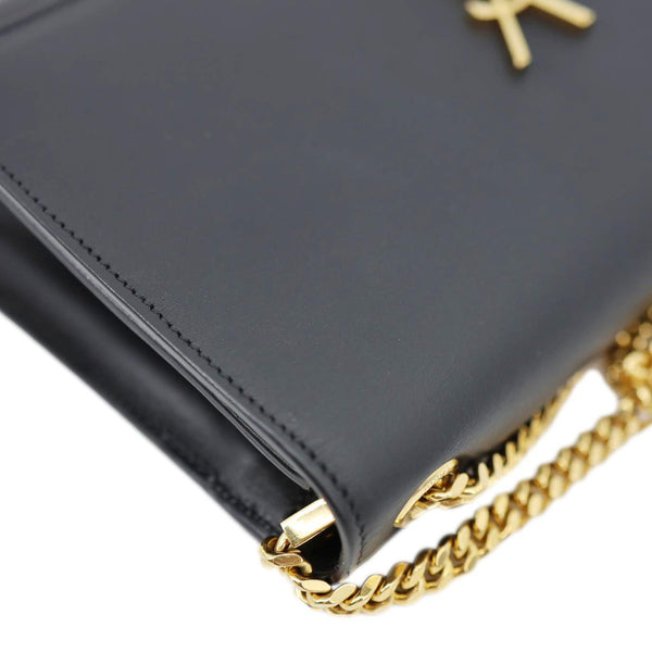 YVES SAINT LAURENT Kate Tassel Smooth Calfskin Leather Chain Crossbody Bag Black