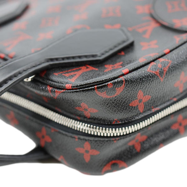 LOUIS VUITTON Dora BB Monogram Infrarouge Shoulder Bag Black