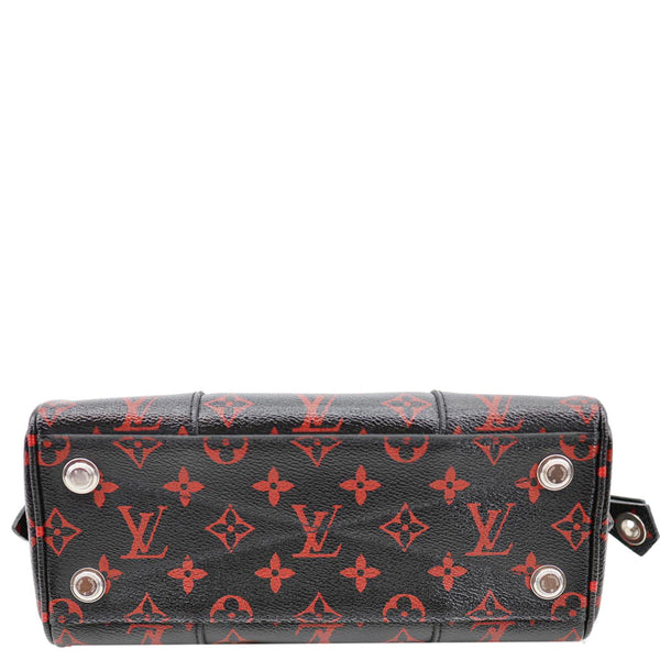 LOUIS VUITTON Dora BB Monogram Infrarouge Shoulder Bag Black