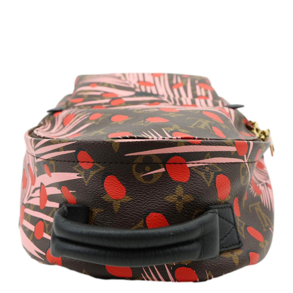 LOUIS VUITTON Palm Springs PM Monogram Jungle Dots Backpack Bag Brown