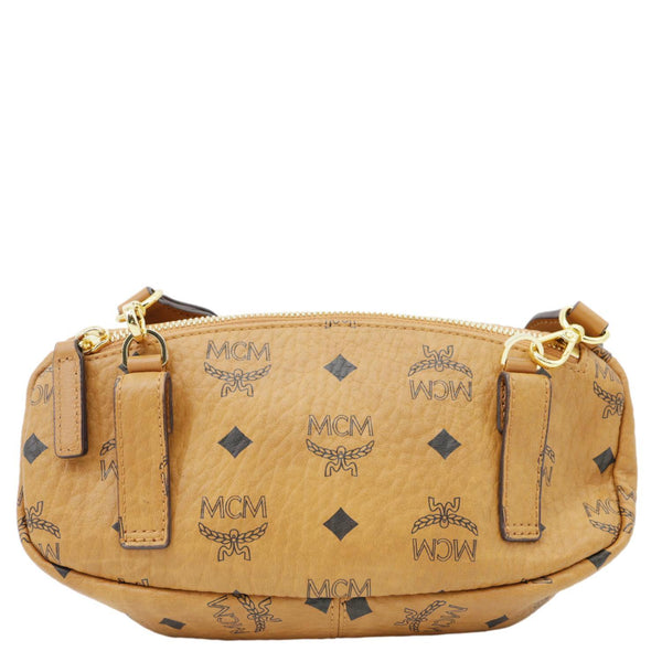 MCM Monogram Visetos Coated Canvas Bumbag Cognac