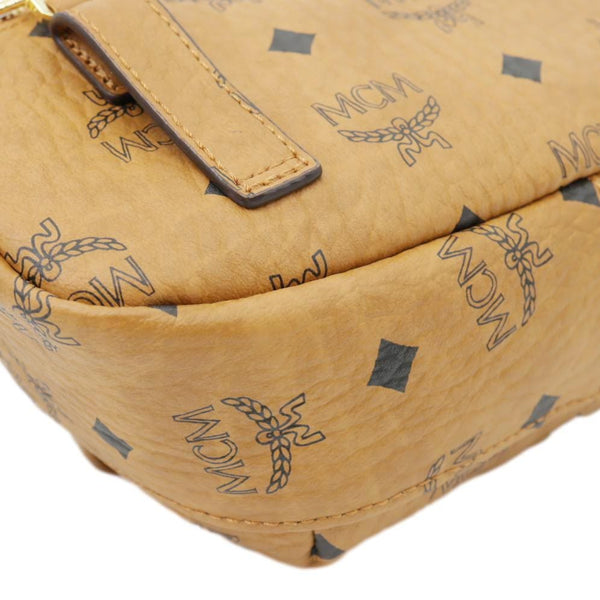 MCM Monogram Visetos Coated Canvas Bumbag Cognac