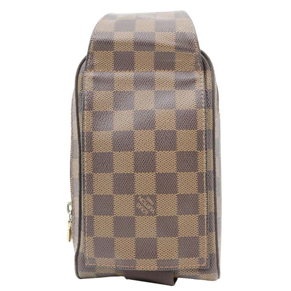 LOUIS VUITTON Geronimos Sling Damier Ebene Crossbody Bag Brown
