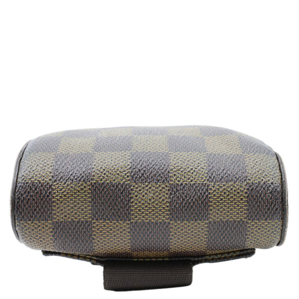 LOUIS VUITTON Geronimos Sling Damier Ebene Crossbody Bag Brown