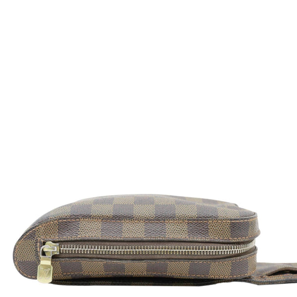 LOUIS VUITTON Geronimos Sling Damier Ebene Crossbody Bag Brown