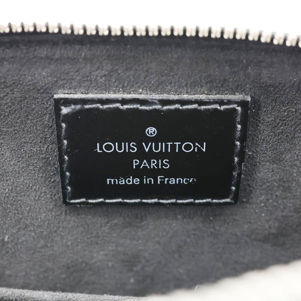 LOUIS VUITTON Alma BB Electric Epi Leather Satchel Bag Black