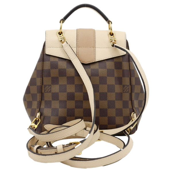 LOUIS VUITTON Clapton Damier Ebene Backpack Bag Beige