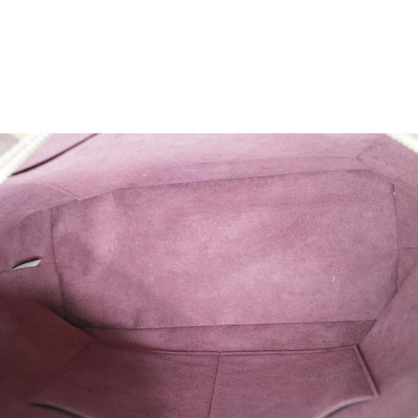 LOUIS VUITTON Jersey Damier Ebene Tote Bag Bordeaux