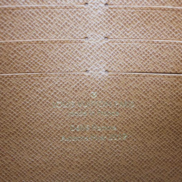 LOUIS VUITTON S Lock Monogram Canvas Belt Pouch Brown