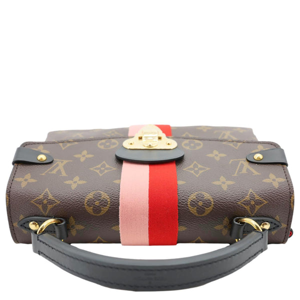 LOUIS VUITTON Georges BB Monogram Canvas Shoulder Bag Brown