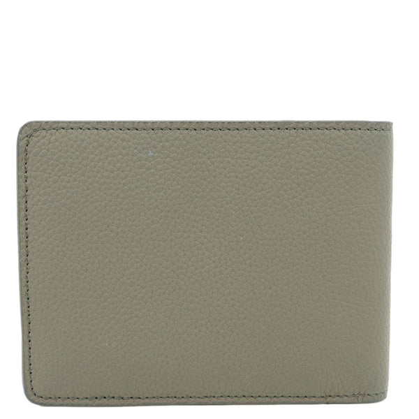 LOUIS VUITTON Multiple Wallet Aerogram Grained Calfskin Leather Clutch Green