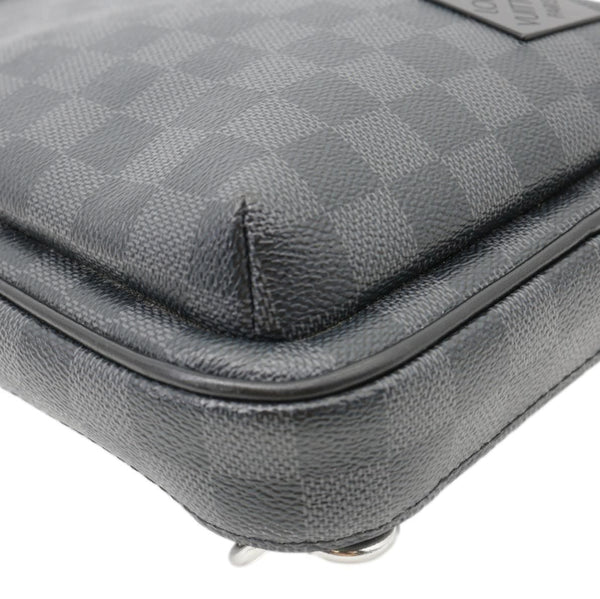 LOUIS VUITTON Avenue Sling Damier Graphite Backpack Bag Black
