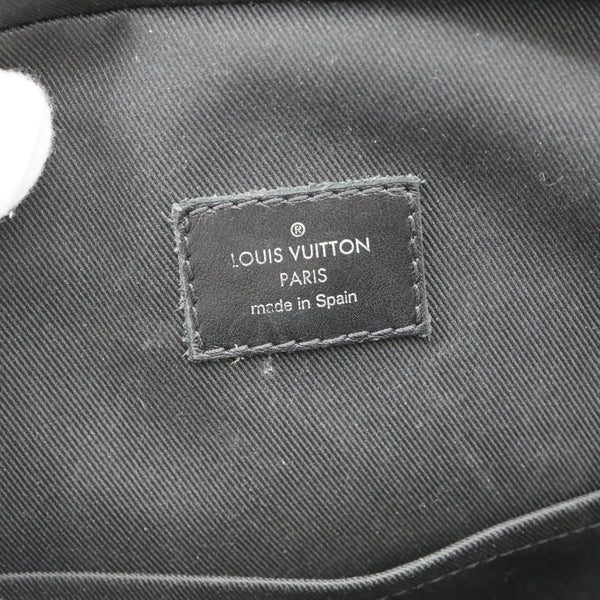 LOUIS VUITTON Avenue Sling Damier Graphite Backpack Bag Black