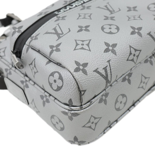 LOUIS VUITTON Outdoor Monogram Reflect Messenger Bag Silver