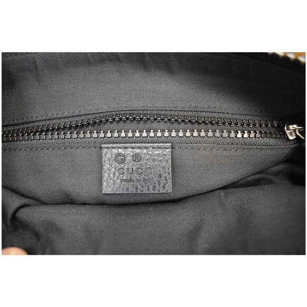 GUCCI GG Monogram Nylon Messenger Bag Black 449184