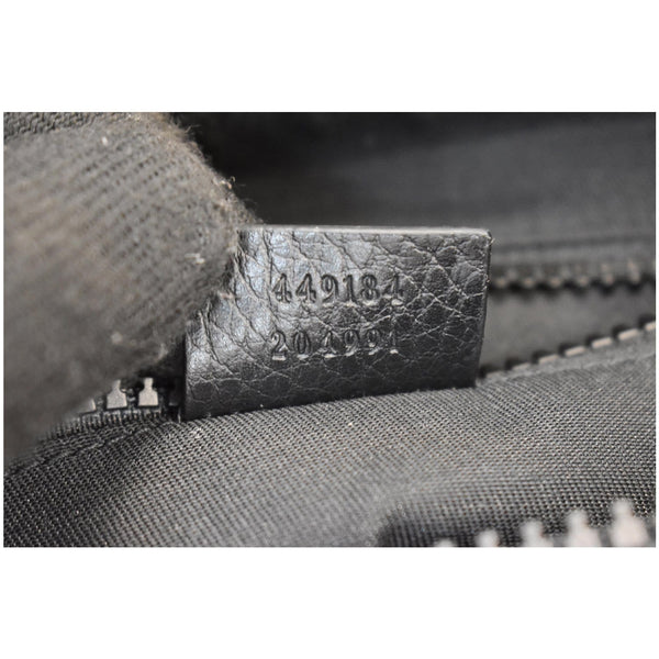 GUCCI GG Monogram Nylon Messenger Bag Black 449184