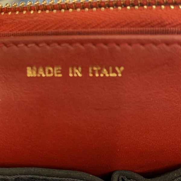 CHANEL Golden Class Quilted Caviar Leather Wallet on Chain Bag Maroon