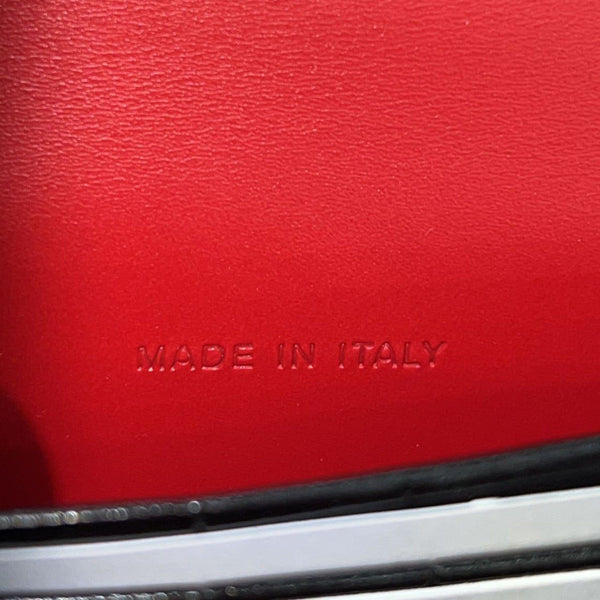 CHRISTIAN LOUBOUTIN Loubeka Leather Card Case Wallet Black