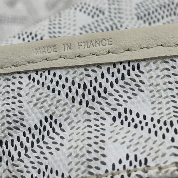 GOYARD Boheme Canvas Hobo Bag White