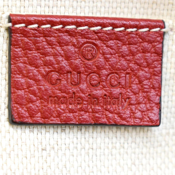 GUCCI Soho Leather Chain Backpack Red 536192