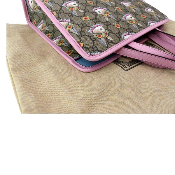 GUCCI Children's Yuko Higuchi GG Supreme Tote Bag Pink 630542